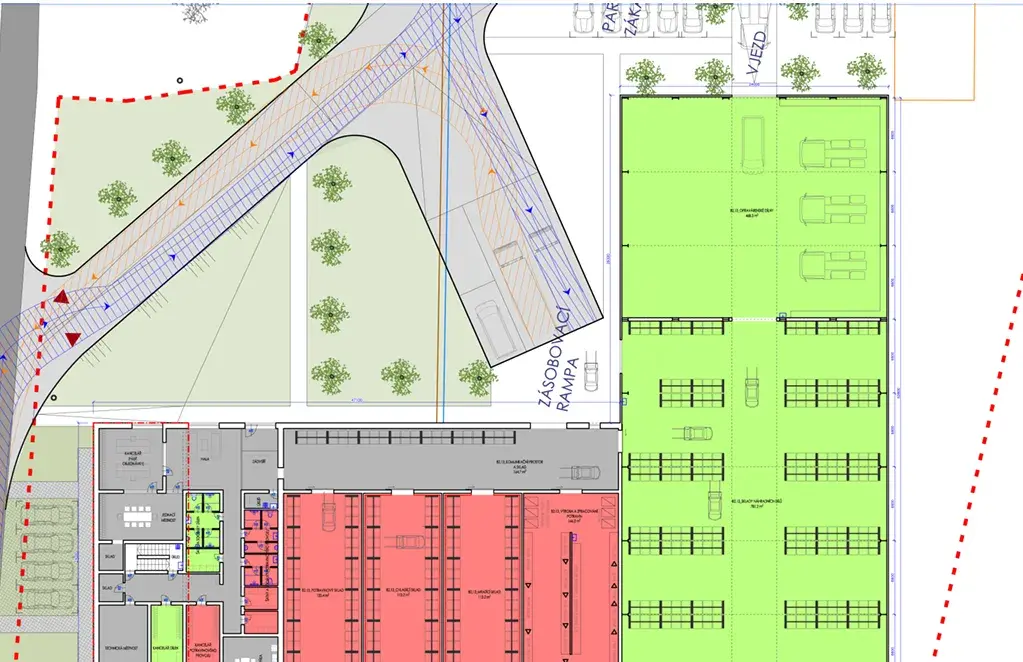 Stavební pozemek cca 7500m2 se schváleným projektem Zámrsk
