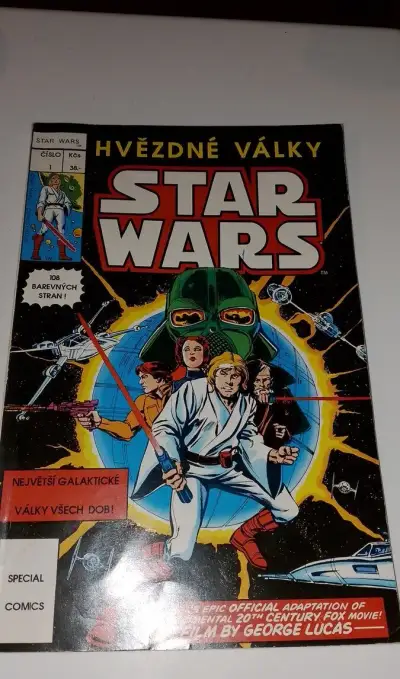 Star wars č1 česky,krásný stav 360kč