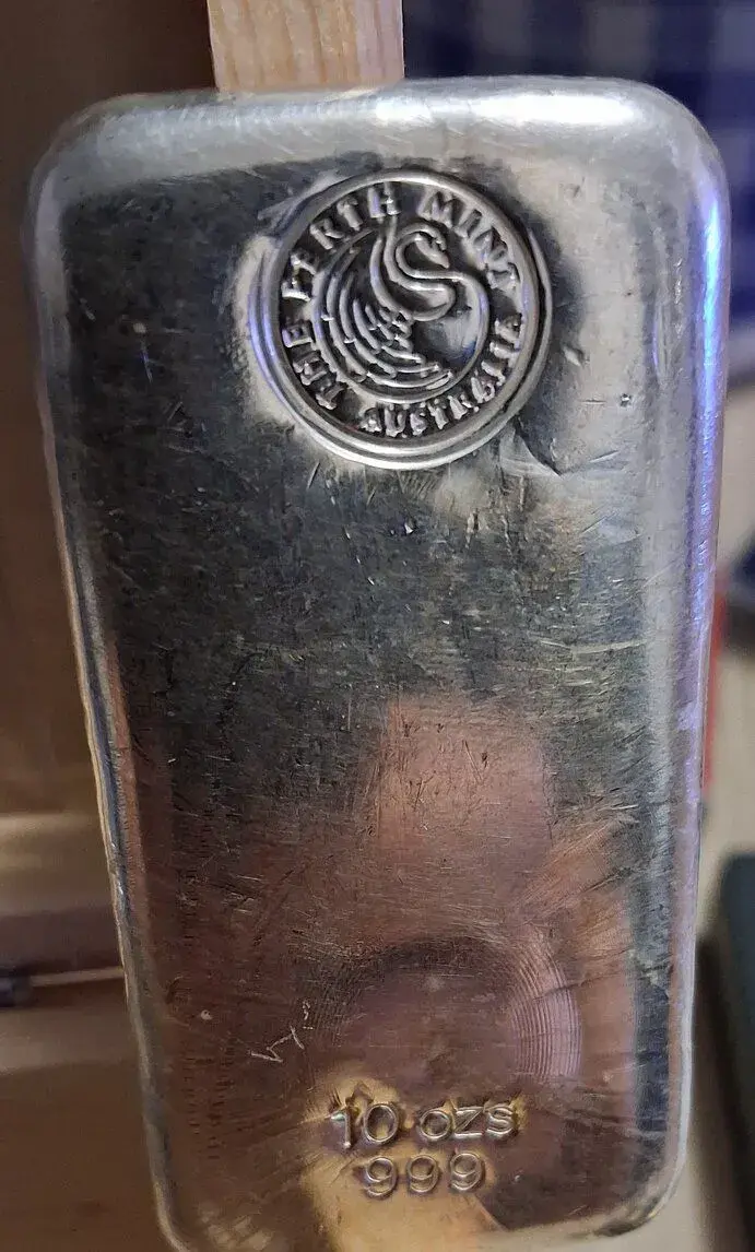 Stříbrný investiční slitek