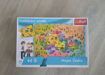 Vzdělávací puzzle Mapa Česka