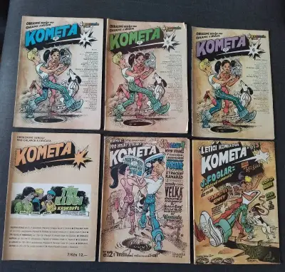 6x komiksy Kometa: 4,5,6,7,12,13