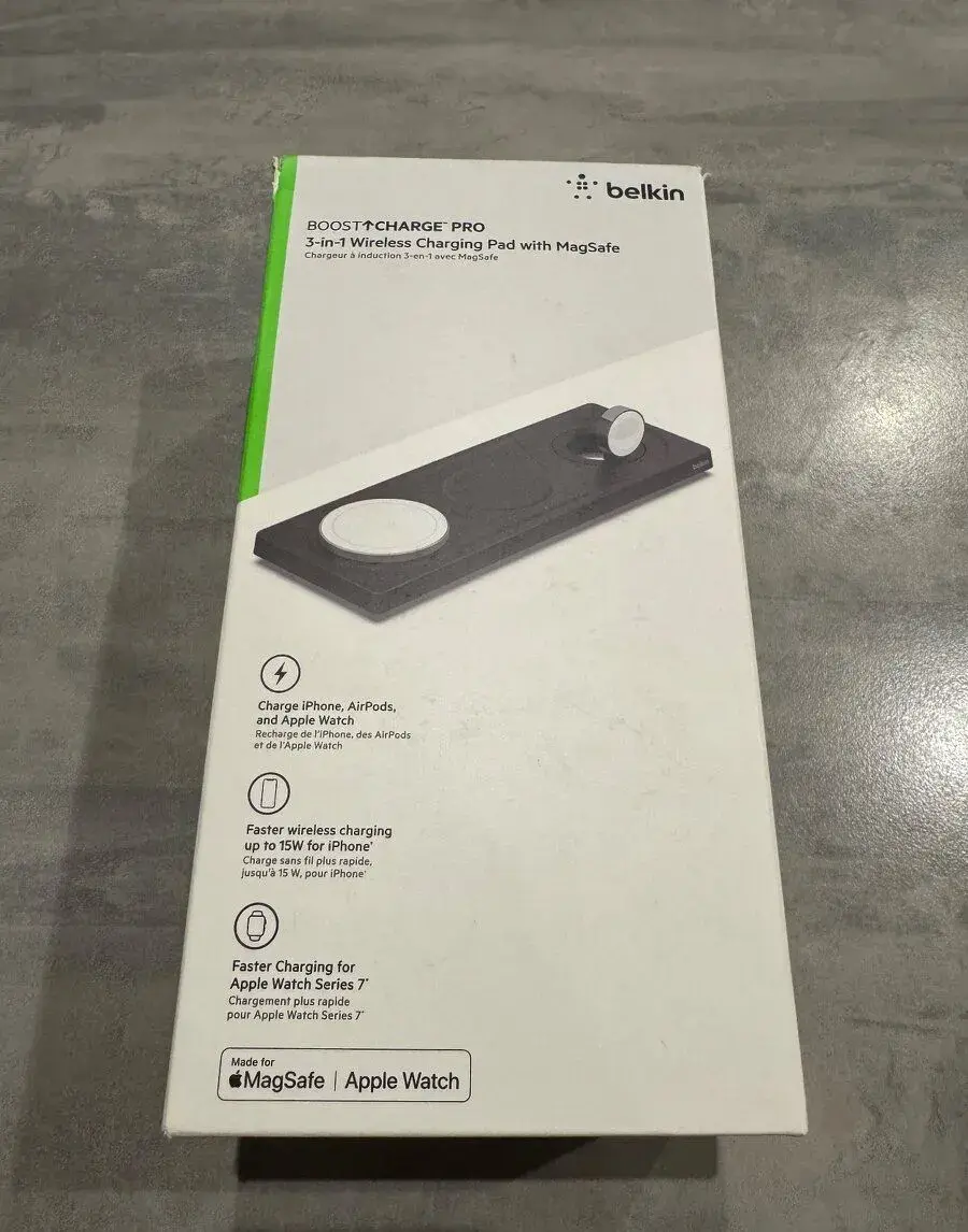 Belkin BOOST CHARGE PRO 3v1 MagSafe nabíječka 15W