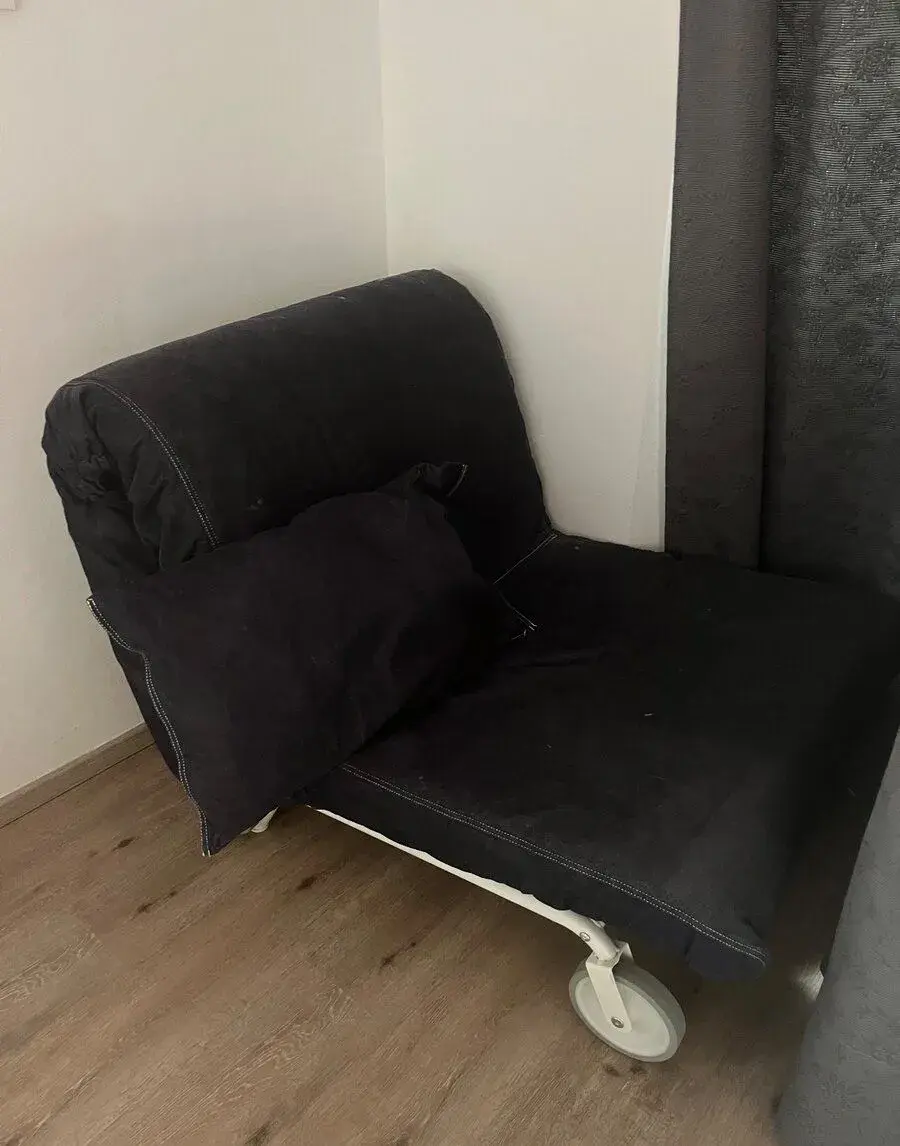 Rozkládací křeslo- jednolůžko IKEA