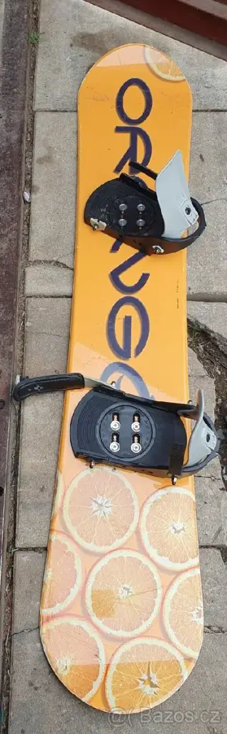 SNOWBOARD 145cm x 23cm Orange