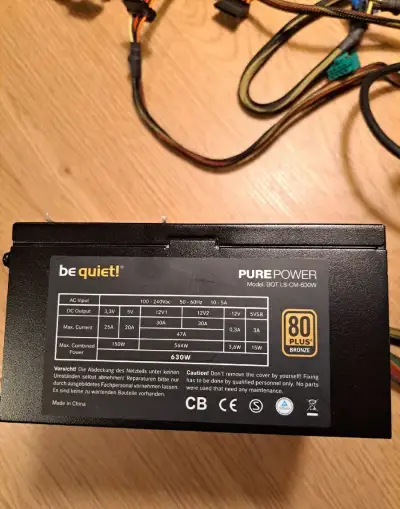 be quiet Pure Power L8-630W CM (modulární kabeláž)