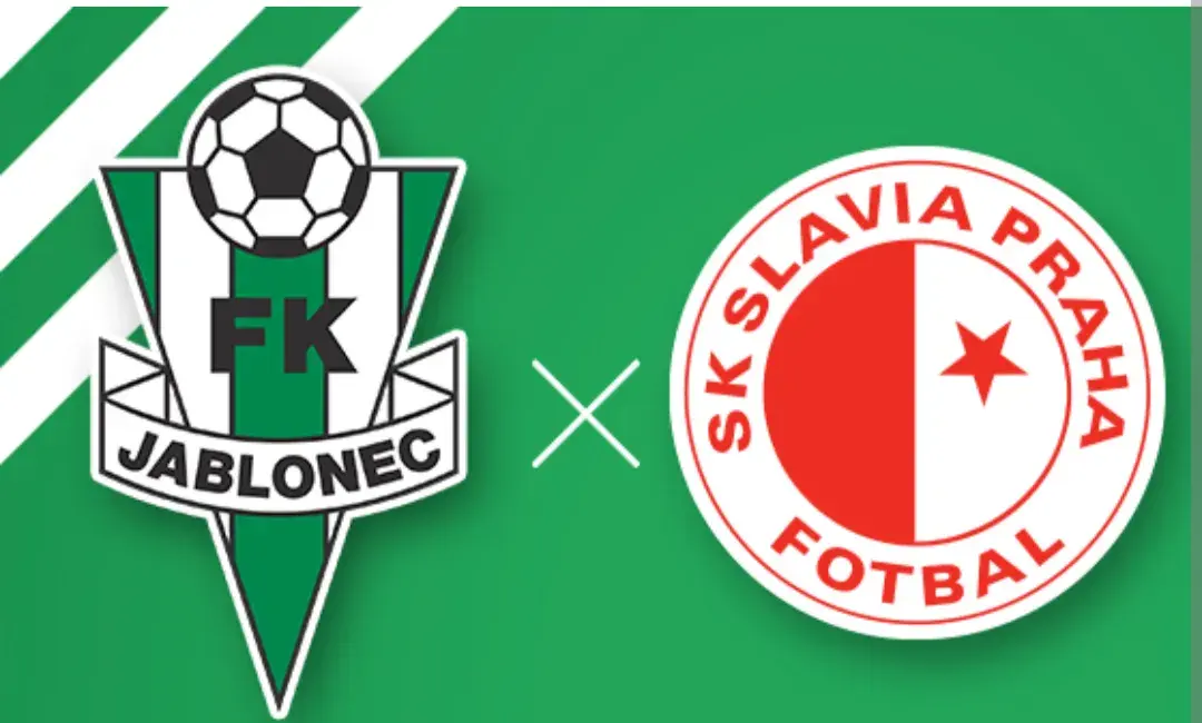 Fk Jablonec Sk Slavia Praha na hlavní tribunu