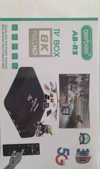 Smart tv box aerbess. AB-R 3+Ram: 4 GB +ROM: 64GB