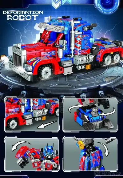 Stavebnice Auto-robot, kompatibilní s LEGO