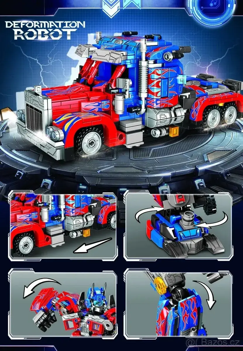 Stavebnice Auto-robot, kompatibilní s LEGO