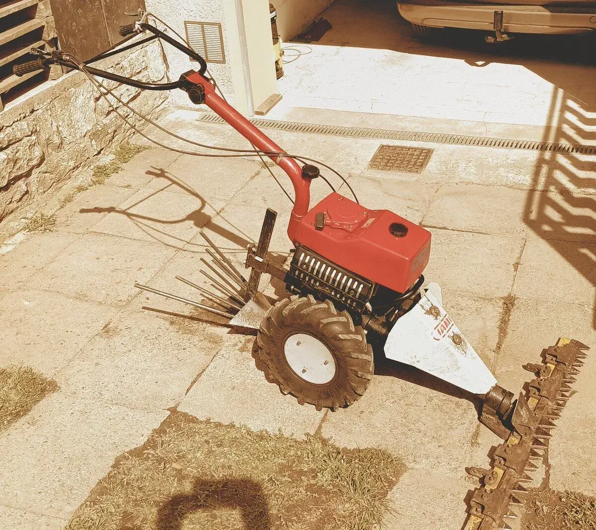 Malotraktor Agzat JM4-002 2takt + podvozek JAMI