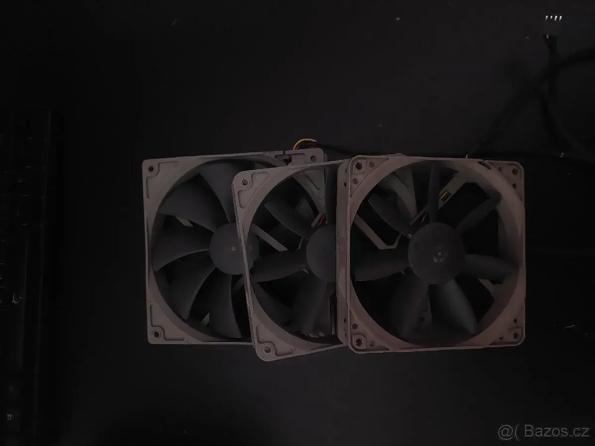 PC Ventilátory noctua 140mm a 120mm