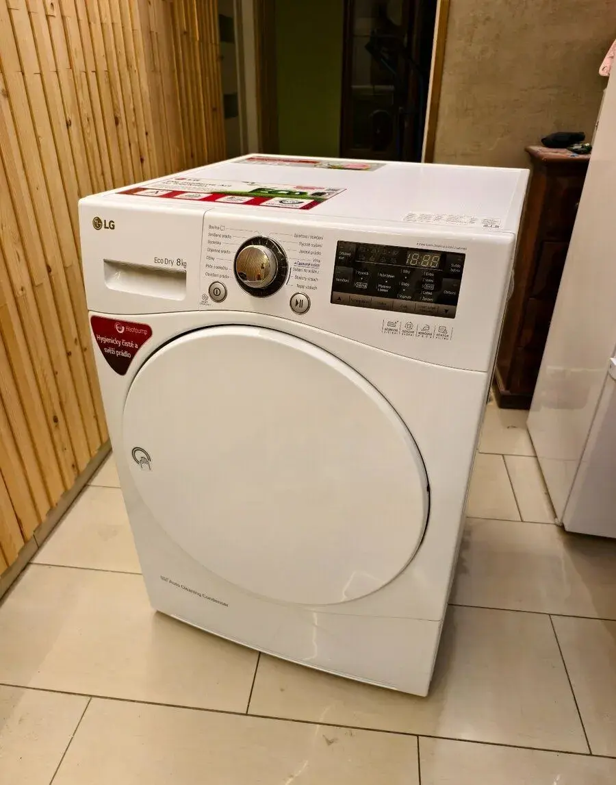Sušička LG, 8 kg, kompletně vyčištěná