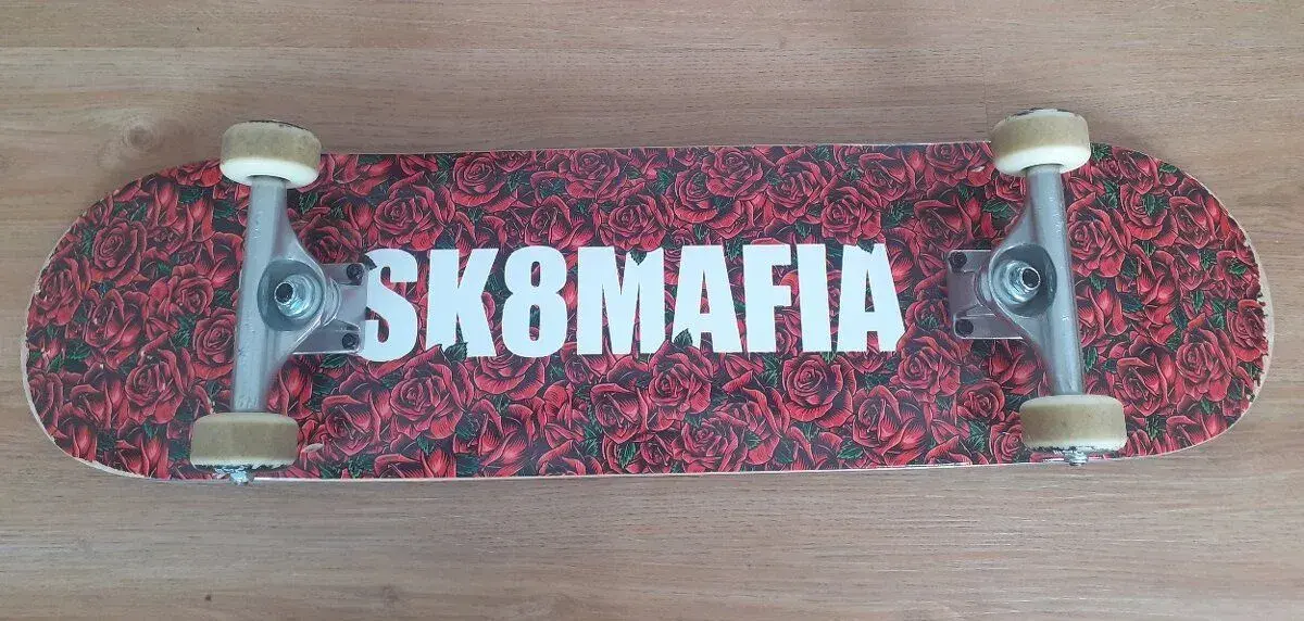Skateboard komplet Sk8Mafia OG Logo Beauty 8" red - rose
