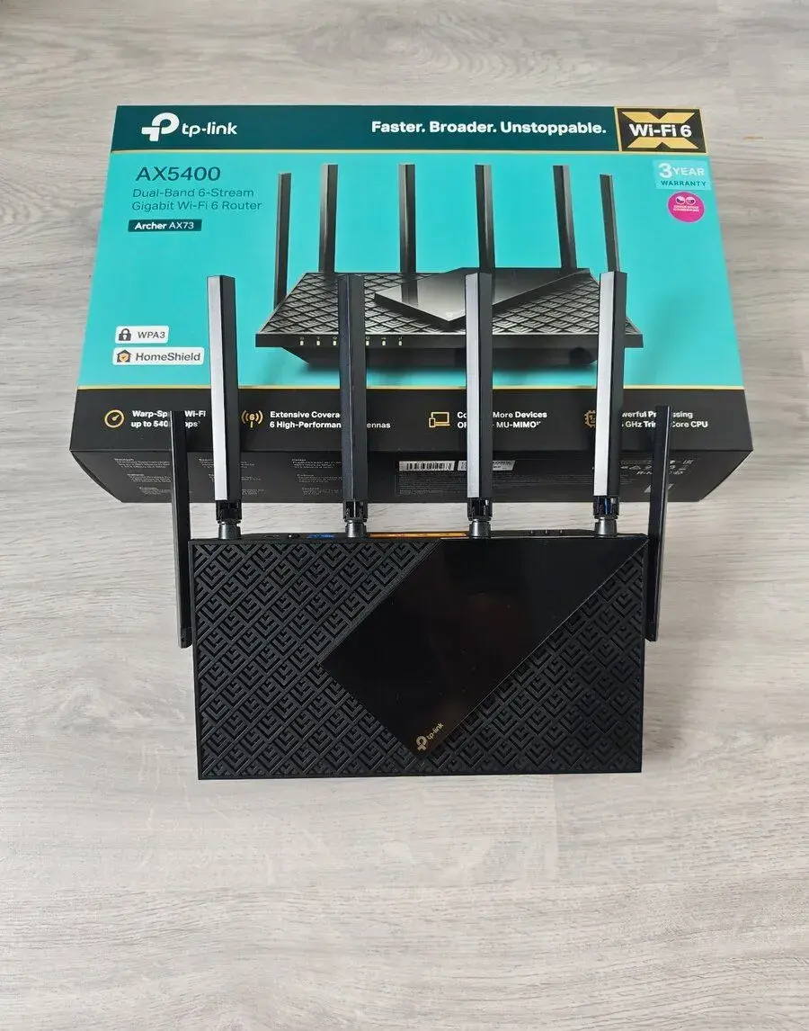 Router TP-Link Archer AX73 WiFi 6 (Archer AX73) černý