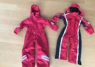 2 x dětská zimní kombinéza vel. 116