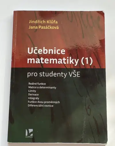 Učebnice matematiky (1) pro studenty VŠE - Klůfa a Pasáčková