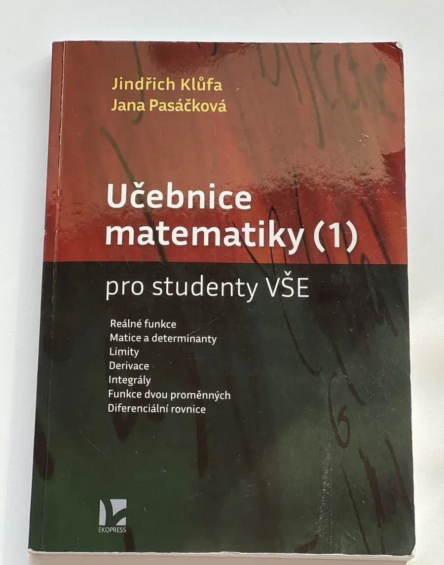 Učebnice matematiky (1) pro studenty VŠE - Klůfa a Pasáčková