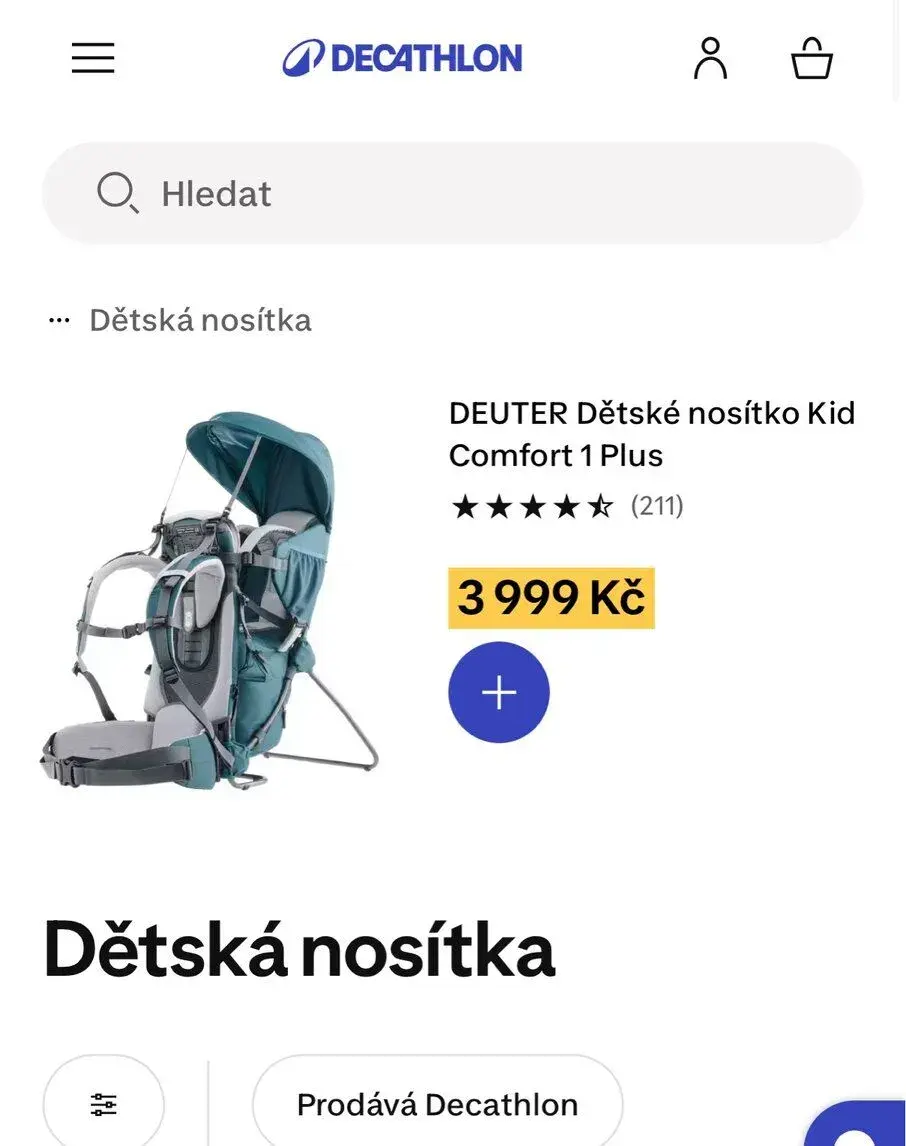 Dětské nosítko