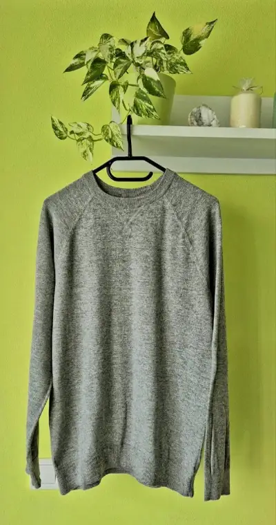 H&M šedý pánský svetr