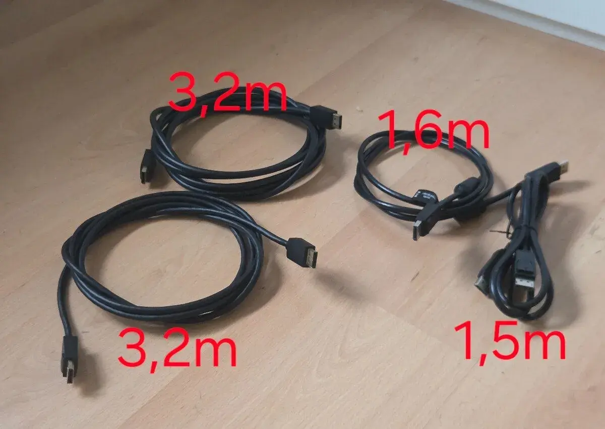 DP DisplayPort kabely