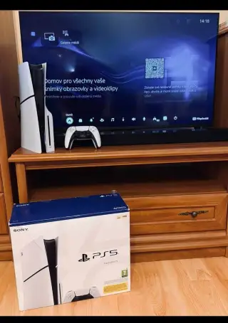 Sony PlayStation 5 Slim 1TB s mechanikou + 1x ovládač PS5