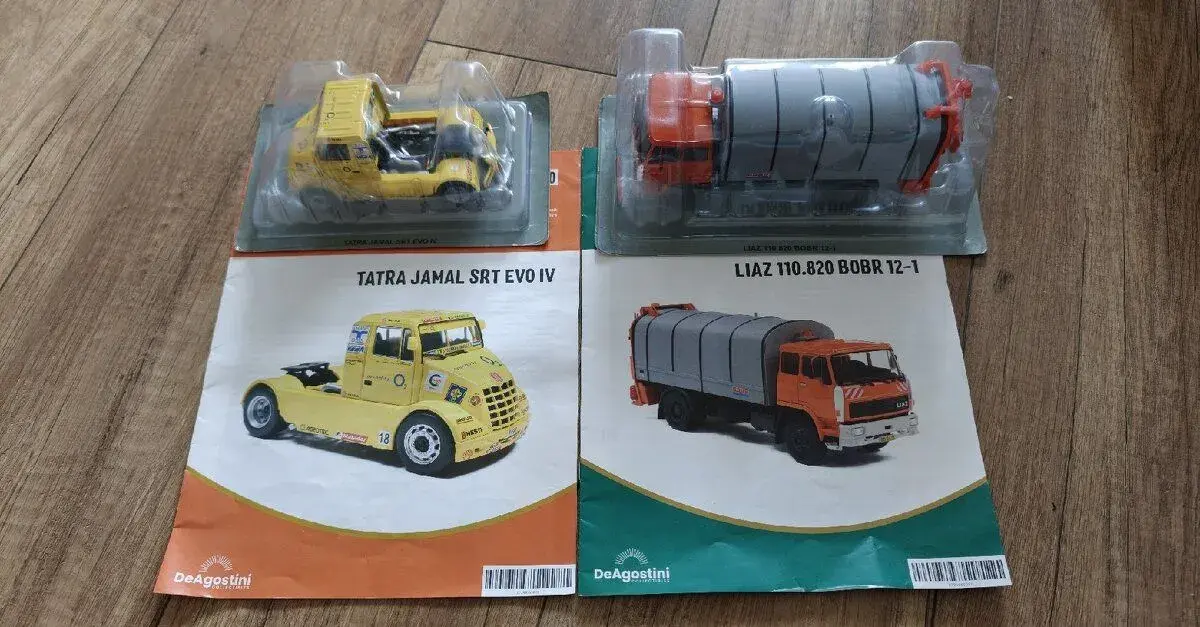 LIAZ 110 BOBR + Tatra Jamal - kovové modely 1:43