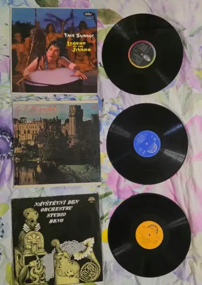 YMA SUMAC, HÄNDEL, ORCHESTR STUDIO BRNO 3 X LP