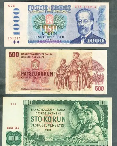 Sestava staré bankovky 1961-1988