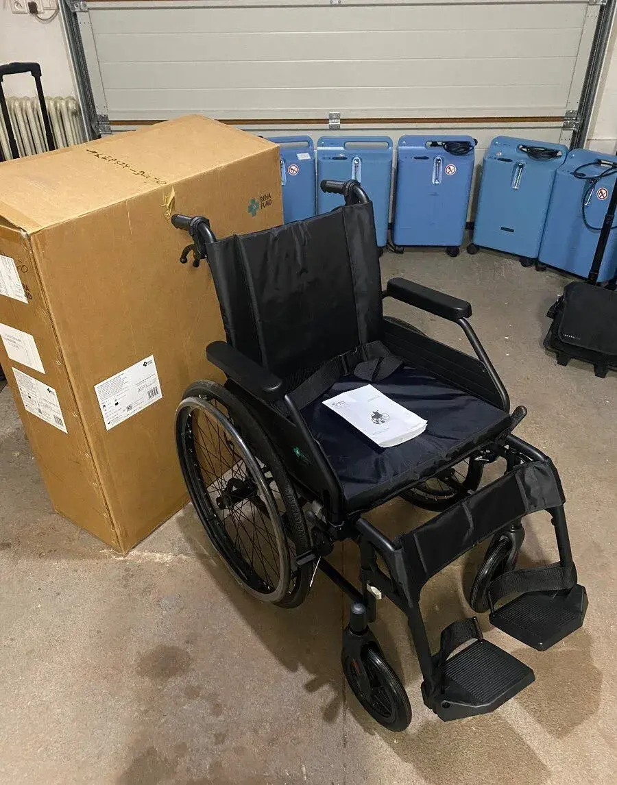 Invalidní hliníkový vozík Cruiser Optima velikost 45 - 50 cm