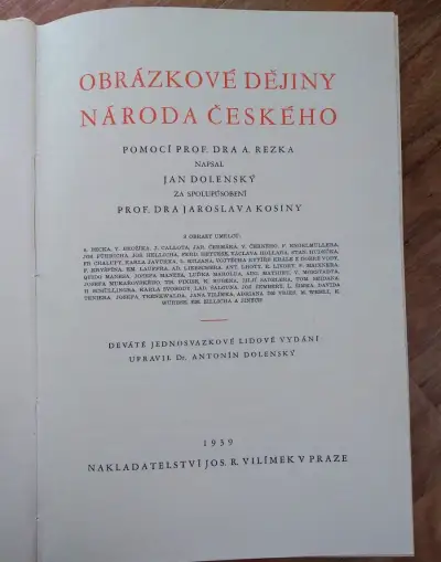 Jan Dolenský: Obrázkové dějiny národa českého