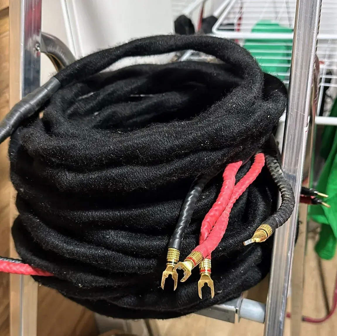 hifi kabely k reproduktorům Bi-Wire 2×4m
