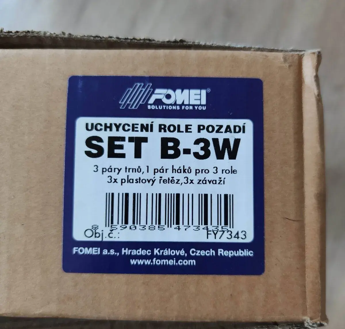 Držák pozadí FOMEI SET B/3W