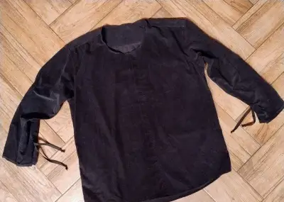 Černá halena středověk kostým XXL