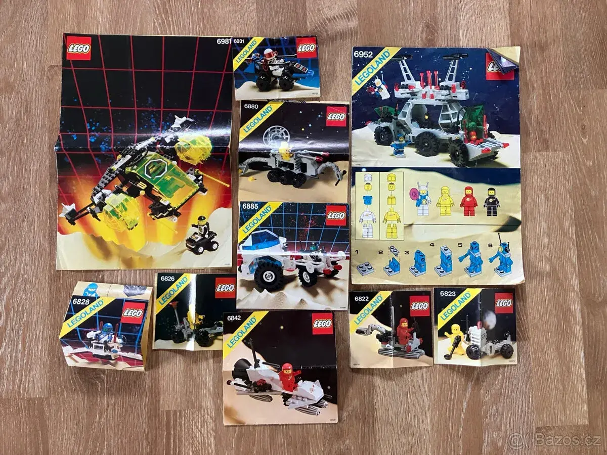 LEGO Classic Space / Blacktron – staré originální návody