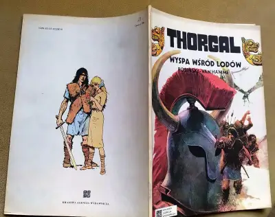 Komiks Thorgal- Wyspa wśród lodow 1988 v polštině