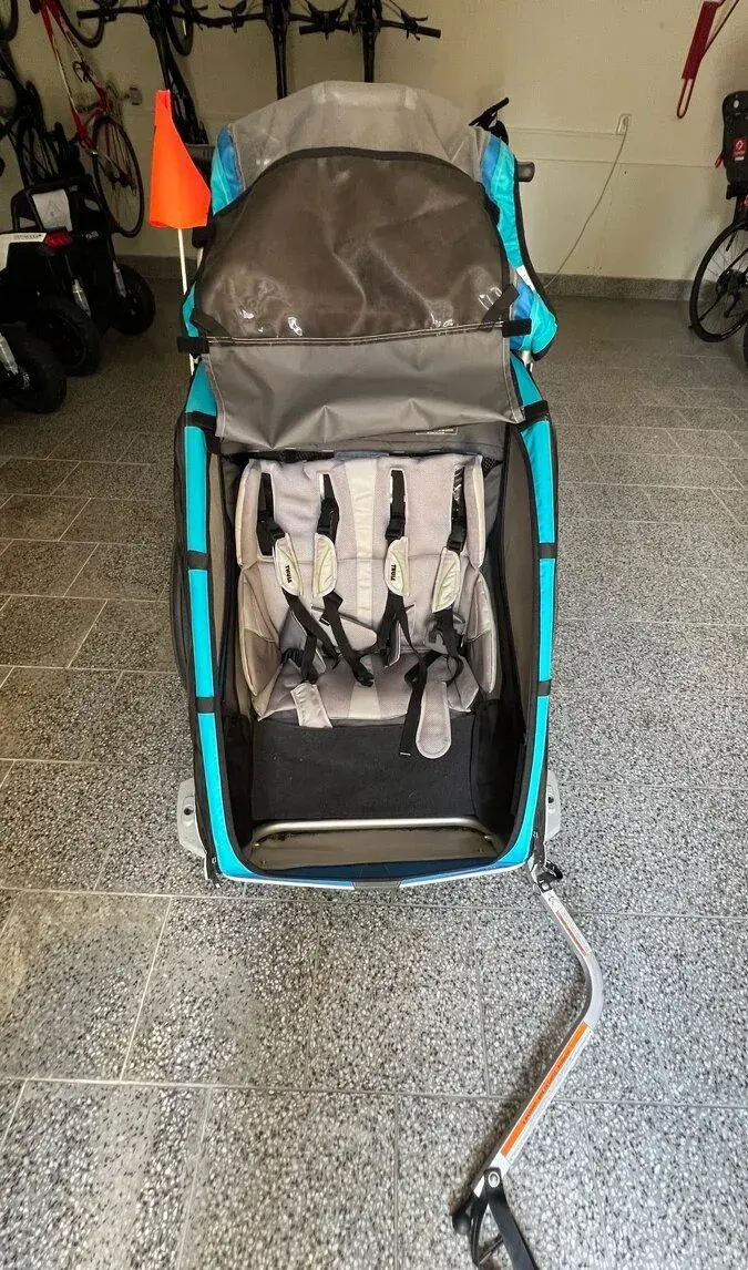Thule Chariot CX dvousedačka - zánovní