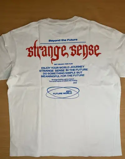 Tričko HM Strange Sense vel. S Bílé
