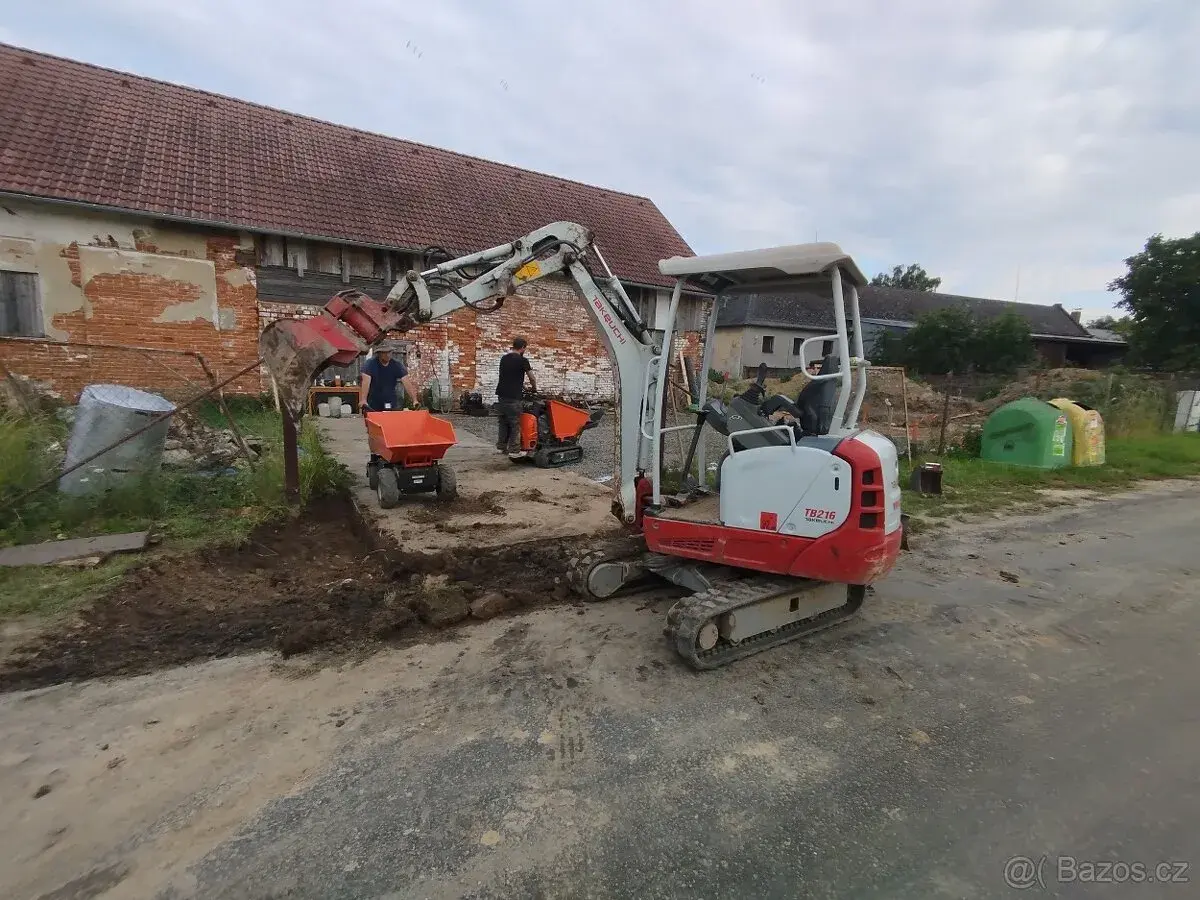 Zemni práce bagr Ostrava