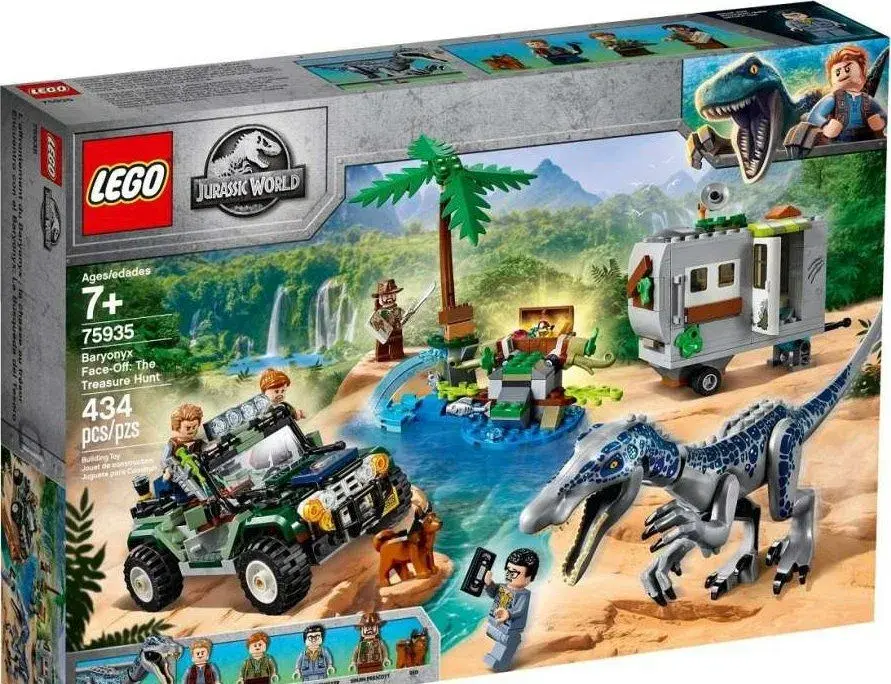Nerozbalené LEGO Jurassic World 75935 Setkání s Baryonyxem