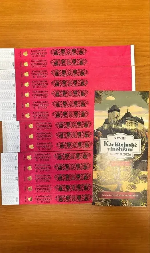 Karlštejnské vinobraní - dvoudenní vstupy, nechám za 150Kč