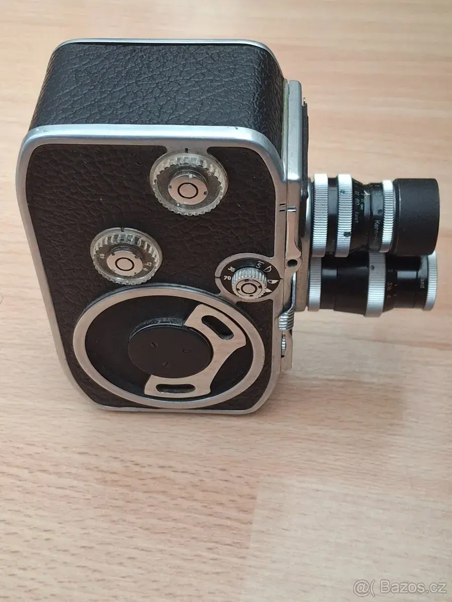 Bolex Paillard B8 8mm Kamera + příslušenství