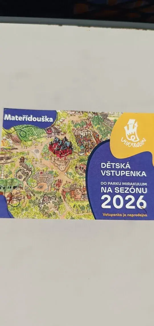 Vstupenka dětská do Mirakula