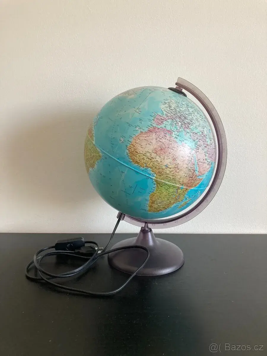 Podsvícený stolní glóbus Tecnodidattica (25 cm)