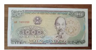 1000 dongů Vietnam UNC