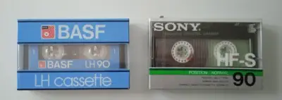 Nová nerozbalená magnetofonová audio kazeta – 2 kusy