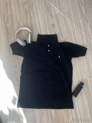 Pánské polo tričko Ralph Lauren – černé - M