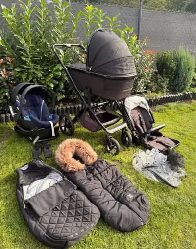 Venicci Tinum 2.0 + Cybex Aton + Isofix + Příslušenství