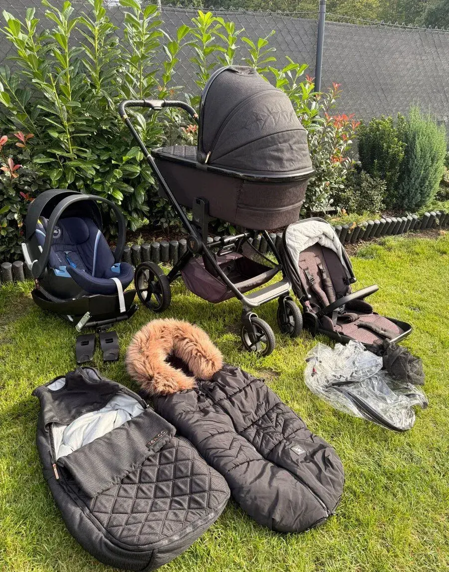 Venicci Tinum 2.0 + Cybex Aton + Isofix + Příslušenství