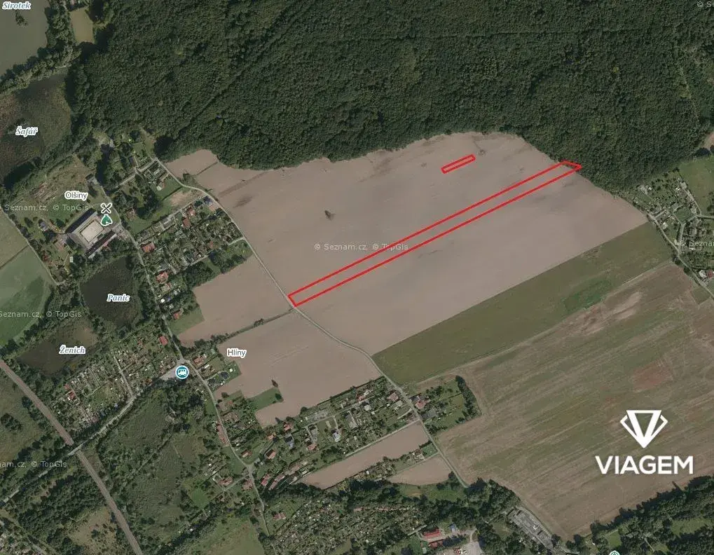 Pole 19 373 m², Podíl 13 % o výměře 2 422 m²