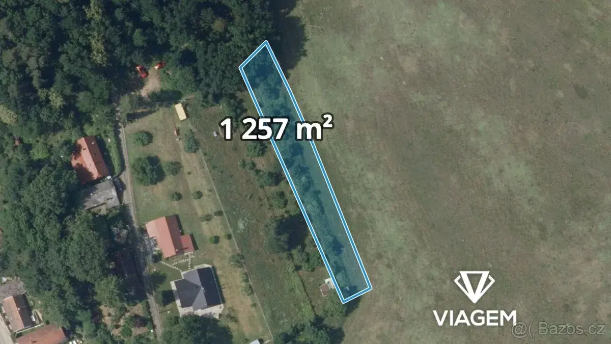 Zahrada 1 257 m², Podíl 33 % o výměře 419 m²